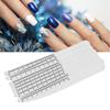 10pcs Nail Buffering File Professional Home Salon Washable Reusable Double Sided Nail File with Scale