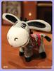 Charming Country Fair Donkey Pendant & Keychain | Plush Toy Doll Gift & Backpack Decoration