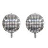 2pcs 22 Inches Silver Birthday Disco Party Ball Foil Ballon Set Happy Birthday Party Decoration Decorative Balloons for Party