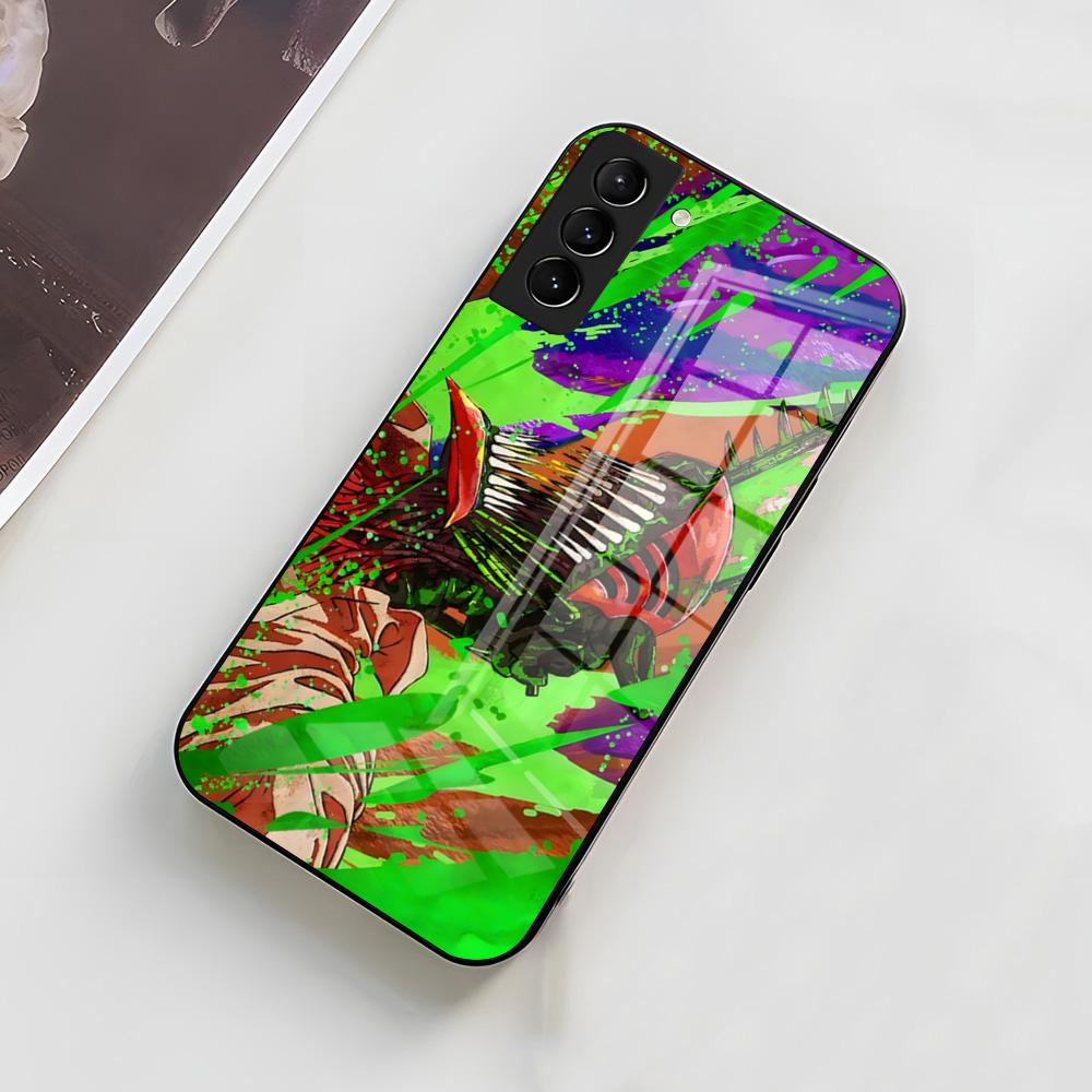 Anime C-Chainsaw Man Phone Case For Samsung A56 A36 A26 A16 A15 A25 A35 A55 A14 A34 A24 A54 Glass Case