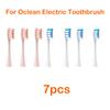 XiaomiFor Oclean Flow/X/ X PRO/ Z1/ F1/ One/ Air 2 /SE Brush Heads Soft DuPont Sonic Toothbrush Vacuum Bristle 7pcs Replacement Heads