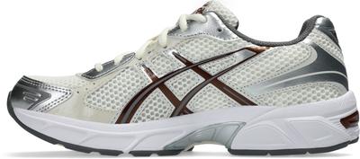 Tênis Gel-1130 creme prata marrom escuro