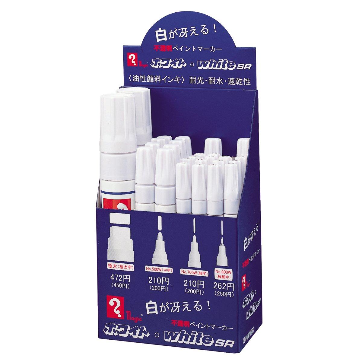 

Teranishi Chemical Magic Ink Paint White Mini Marker, SR, Box, DPMWWSR-P белый