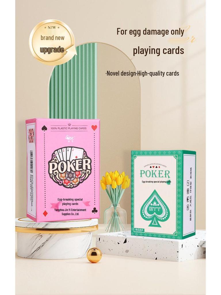 Jin Yi 2201 Waterproof Plastic Guandan Playing Cards - Durable, High-Quality Anti-Fold Cards for Guandan and Dou Dizhu Games.