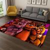 Tappeto Cartoon 3D F-FNAF per Camera da Letto Soggiorno Divano Zerbino Decorazione Casa, Tappeto Area Giochi Bambini Antiscivolo Regalo di Natale