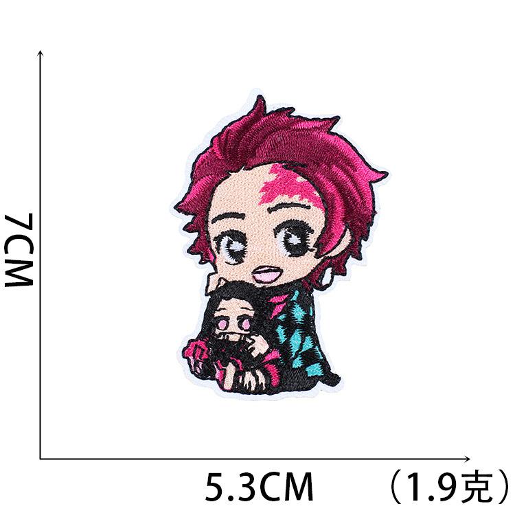 Computer Embroidery Label Cartoon Embroidery Cloth Sticker Animation Character Diy Decorative Patch Sticker Ironing Embroidery Chapter Boy