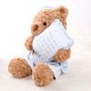 Bear Teddy Plush Toy Sleepwear Style Short Fabric Children Festival Doll Gift
