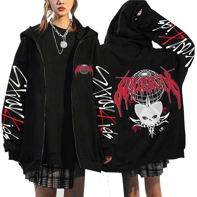 Straykids Hoodies Coat Kpop Star SKZ Domin ATE Concert Clothings