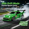 Portable Mini 1: 24 Speed 4-wheel Drive RC Drift Remote Control Car 2.4G Remote Control Racing Car Children Electric Toy Christmas Gift for Children