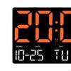 Alarm Clock Digital Multifunctional LED Display Temperature Kids Adults Wall