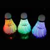 Dark Night LED Badminton Lighting Balls Luminous Shuttlecock Lighting Badminton  Outdoor Game