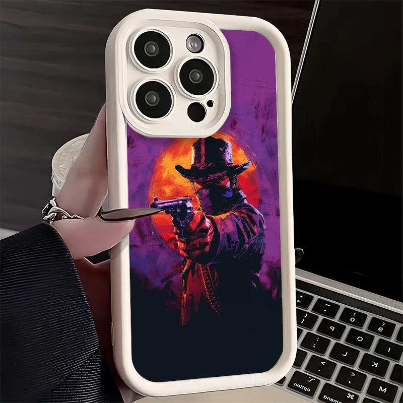 Phone Case for iPhone 17 Air 16E 15 16 Pro Max Red Dead R-Redemption Cover 14 Plus 13 12 Mini Soft Shell Silicone Fundas