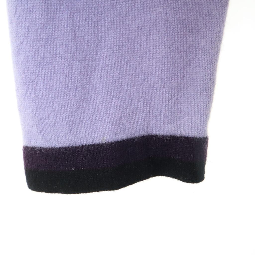 HERMES Made in Italy 100% cashmere Long sleeve Half zip knit L sweater Men's Used