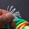 Cord Lanyard Rainbow Paracord Rope Parachute Lanyard DIY Survival Bracelet Rainbow Colors Cord Rope