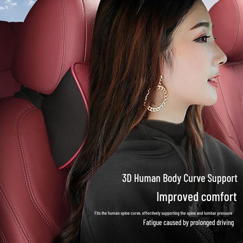 Lynk & Co 01-06 Headrest & Lumbar Memory Foam Pillow for Car/Office