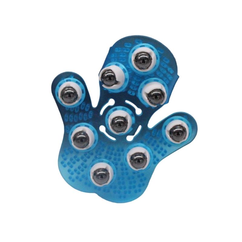 Ergonomic Palms Massagers 9 Stainless Steel Beads Construction NonSlip Grip Full Hand Coverage Stress Reliefs Solution