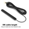 Fm DAb DAb Digital Radio Antenna 5M SMA 20db 5v 15mA Adhesive Bonding Installation Antenna