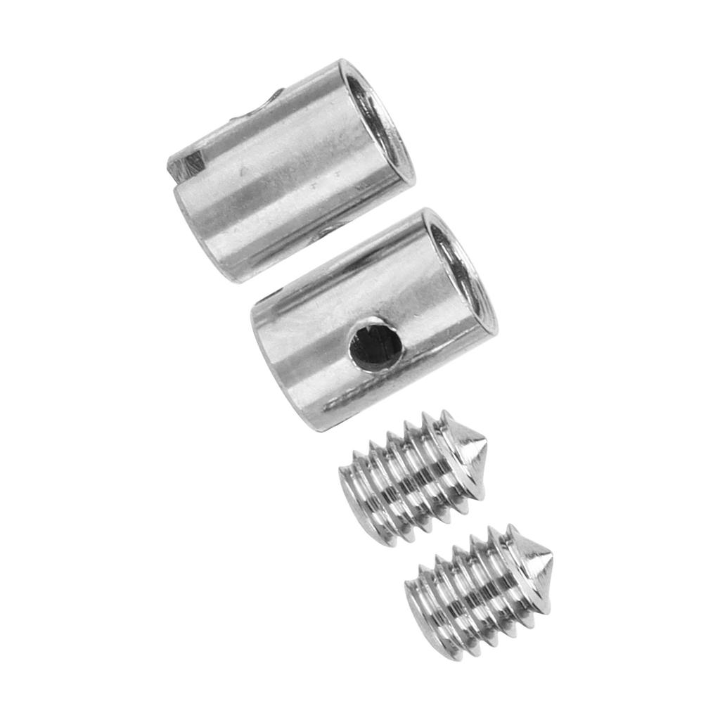 Throttle Cable Kit Throttle Cable Clamps Metal Silver for Maintenance Worker for Motorcycles