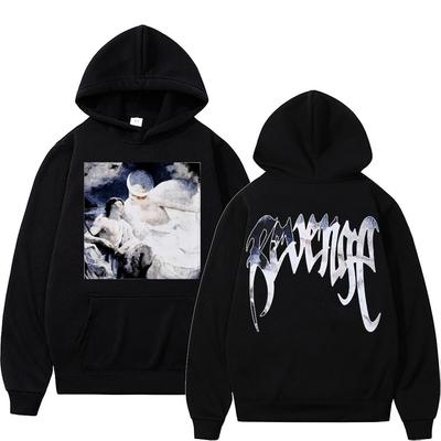 Sudaderas con capucha de venganza, moda creativa, pintura del cielo, sudadera con estampado gráfico, sudaderas con capucha Vintage de lana para mujer, sudadera de Hip Hop para hombre