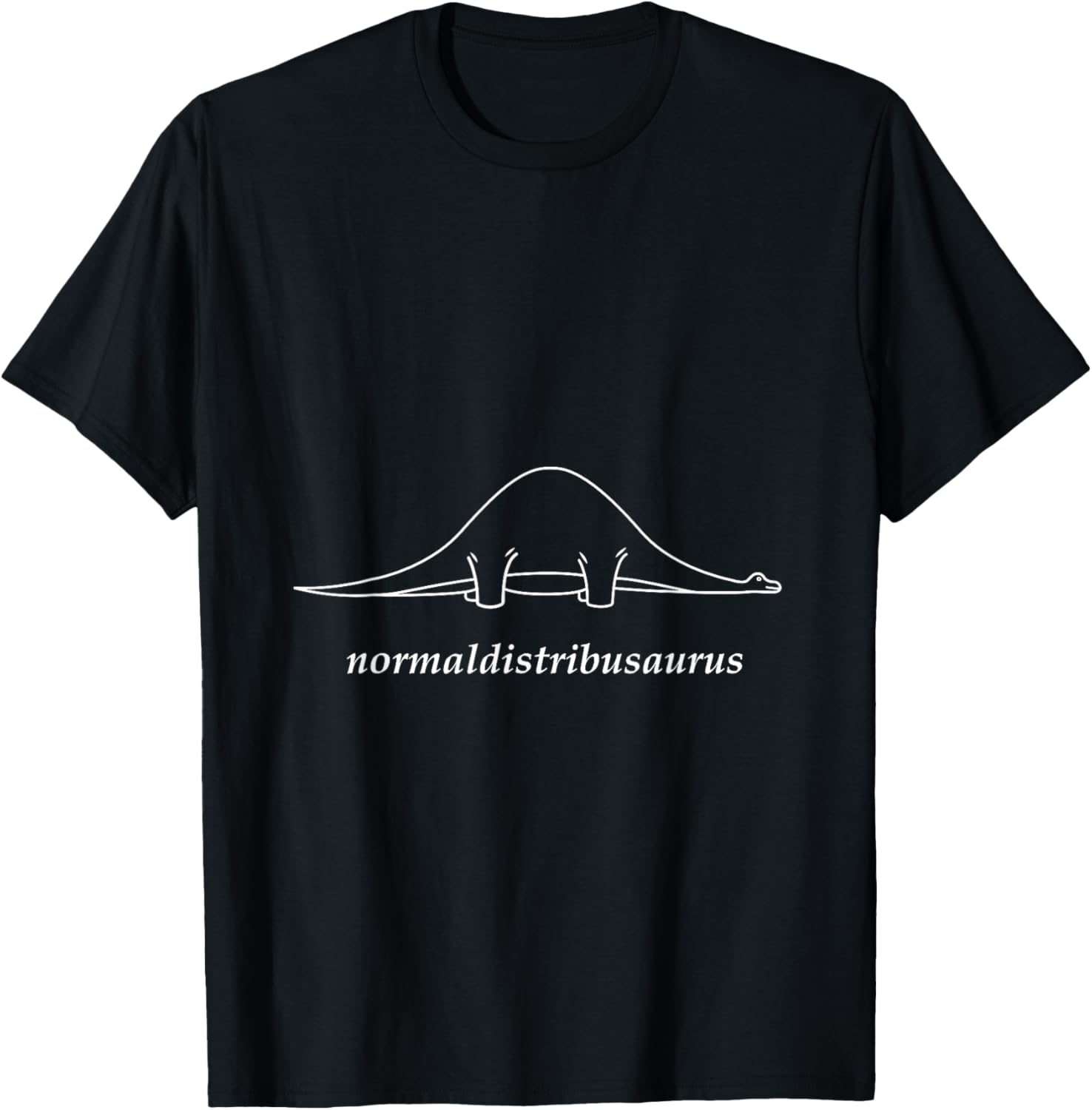 Math Statistics Normal Distribution Dinosaur Geek Tshirt Cotton Print Original Design Gifts T Shirts Funny Shirt Camiseta Hombre S