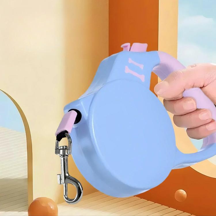 Automatic rope dog leash dog leash going out to walk the dog automatic telescopic retractor Corgi Shiba Inu