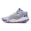 Under Armour Jet 21 Round Head Comfortable Shock Absorption Slip Resistant Wear Resistant Mid Top Basketball Shoes Men Basketball Shoes 3024260-109