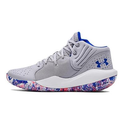 Jet 21 Round Head Comfortable Shock Absorption Slip Resistant Wear Resistant Mid Top Basketball Shoes Men Basketball Shoes 3024260-109