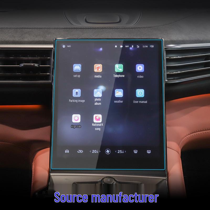 NIO ET5T Navigation Tempered Film & EC6 Screen Protector for Central Control and NOMI - Car Accessories for 25 Models