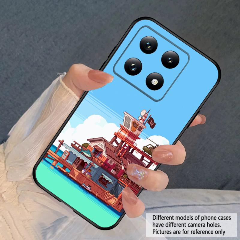 Sunset Xia Street For Xiaomi 11T 11 Ultra 12 12T Pro 14 15 13 Lite Mi Poco M4 5 M7 5G X4 X5 M6 C75 Pro X6 4G soft phone case