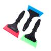 Rubber Scraper For Car Glass Plastic Handle Squeegee Window Tint Tool Water Wiper Mirror Cleaning Water Blade Car Accessories