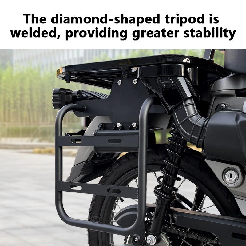 Motorcycle Side Bags Bracket Mount Holder for Honda CT125 Saddlebag Support Universal Fit Durable Aluminum Accessories