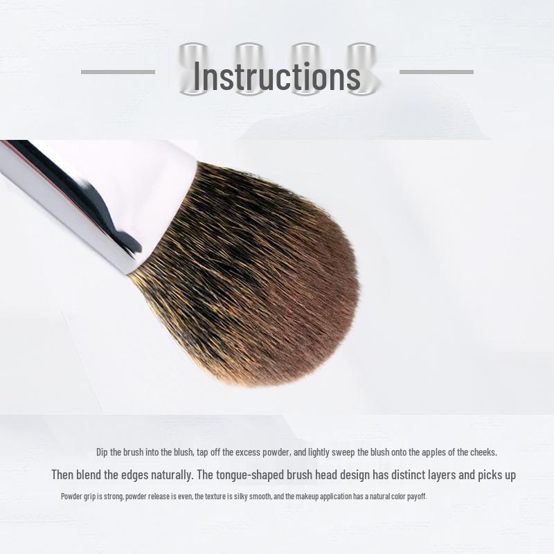 Pensulă de fard de obraz Fenghuetang WM-3 lemn de santal moale