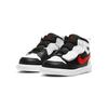 Jordan Air  1 Mid Alt Black And White Panda Non-Slip Shock Absorbing Durable Lightweight Mid-Top Walking Shoes Baby Shoes AR6352-075