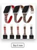 Compatible Silicone Leather Straps for Apple Watch Series 3-8