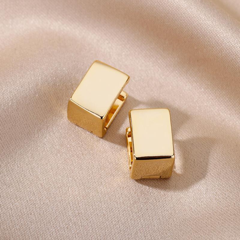 Stainless Steel Geometric Claw Earrings For Women Gold Color Starfish Heart Stud Earring Fashion Wedding Waterproof Jewelry Gift