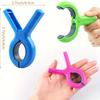 4/8/10Pcs Colorful Large Beach Towel Clips Heavy Duty Windproof Strong Grip Pegs Holder for Beach Chair Pool Cruise Sun Lounger