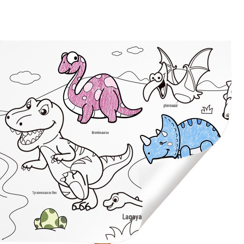 10m Kids' Ultra-Long Drawing Paper Roll, Doodle & Coloring Scroll, Wall-Safe, Easy to Hang