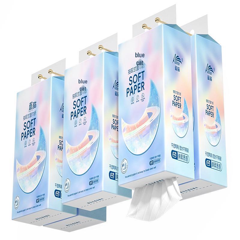 Hanging Tissue Hand Towels: Large Pack of Household Napkins and Toilet Paper