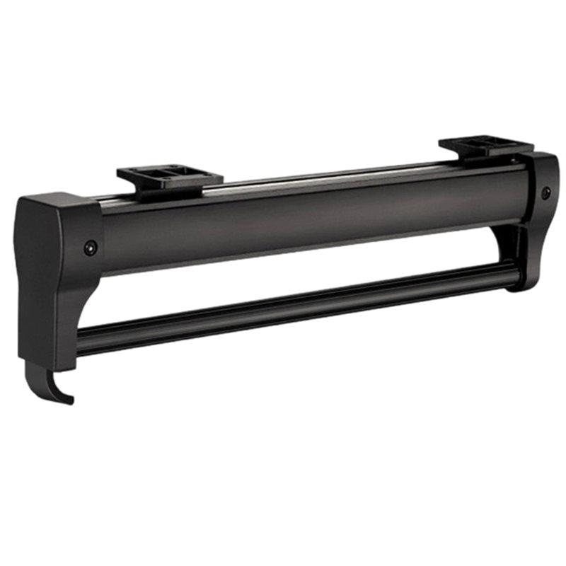 Top Mount Adjustable Wardrobe Clothing Rail Heavy Duty Pull-Out Closet Rod Wardrobe Hanger Rack Bar Ball Slide