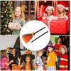 Kids Witch Broom Witch Costume Toy Broom for Girls Cosplay Props Pretend Play Accessories for Trick-or-Treat Children Boys