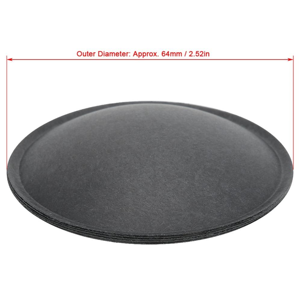 5PCS Various Sizes Optional Subwoofer Dust Cap Black Paper Horn Protective Bass Horn Protective Audio Equipment