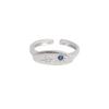 Heart Geometric Exquisite Ring In White Gold Plating Perfect For Gifts And Occasions Special