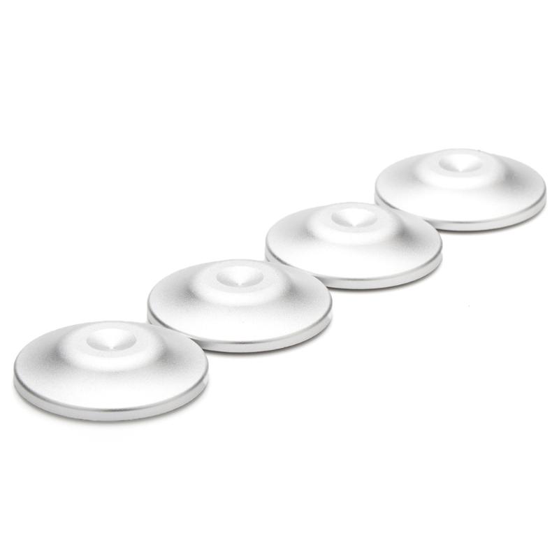 Piedini Ammortizzanti in Alluminio ad Alta Resistenza per Altoparlanti per Migliorare l'Acustica e la Sicurezza dell'Apparecchiatura 2 Pezzi