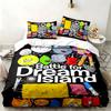 BFDI Characters 3pc Set Perfect for Bedroom Use Comfortable Bedding Set Includes a Duvet Cover and Two Pillowcases Ideal Birthday or Christmas Gift