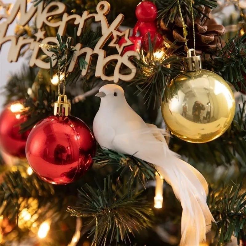 45/60cm Artificial Christmas Tree Home Bedroom Party Decorations Tabletop Xmas Tree for Holiday New Year Kids DIY Gift Ornament