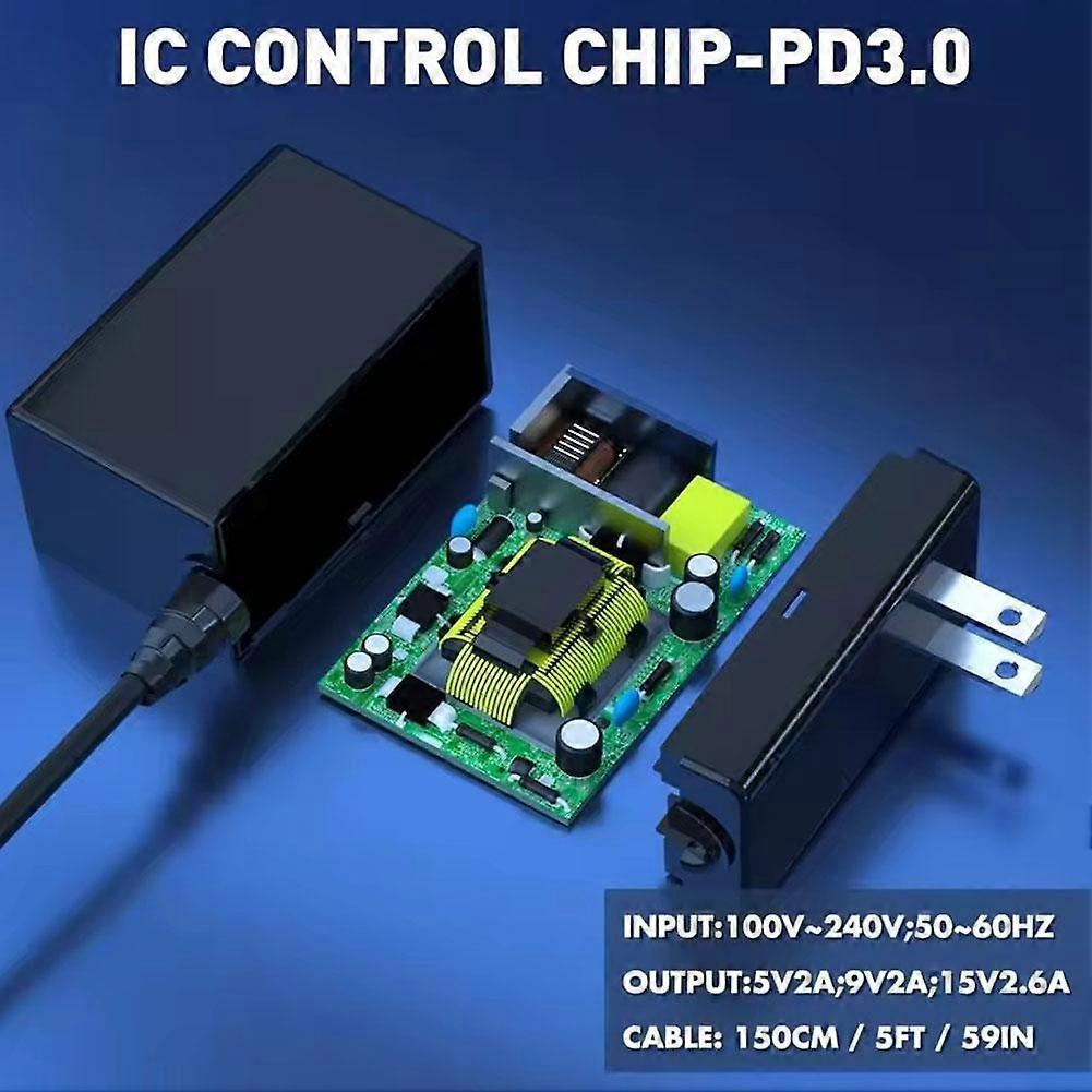 For Switch 2 45W Fast Charger Type C Power Adapter with 1.5m Cable