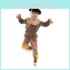New Halloween Green Wizard Of Oz Scarecrow Costume For Kids Cute And Adorable