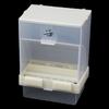 1 Set Bird Feeder Removable Transparent Plastic Parrot Hanging Automatic Feeder Garden Supply