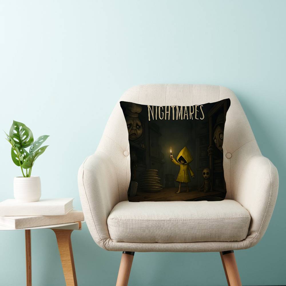 Game L-Little Nightmares Cushion Cover Pillow Cover Decor Pillowcase Printed Cushion Case For Couch
