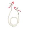 dailyAdjustable Nipple Clamps Metal Nipple Clamps Breast Bondage With Chain Pearl Woman Couple Game Play Female Sex Toy